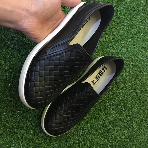 Juli Rain Shoes Low-Heel Water Shoes Men and Women Anti-Slip Waterproof Shoes Couple Rain Shoes Fashion Wear Resistant Kitchen Work Rubber Shoes Men 