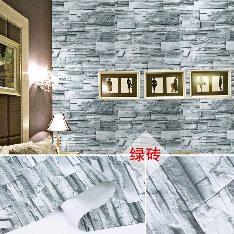 Self-adhesive Wallpaper Roll PVC, 45 cm × 9.8 m, peel-and-stick decorative brick patterns