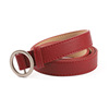 Universal belt for elementary school students, retro fashionable black trousers, simple and elegant design