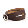 Universal belt for elementary school students, retro fashionable black trousers, simple and elegant design