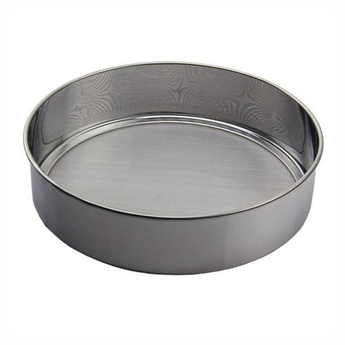 40 mesh stainless steel flour sieve thickened round rice flour sieve diameter 10cm~21cm Aimanwu Baking