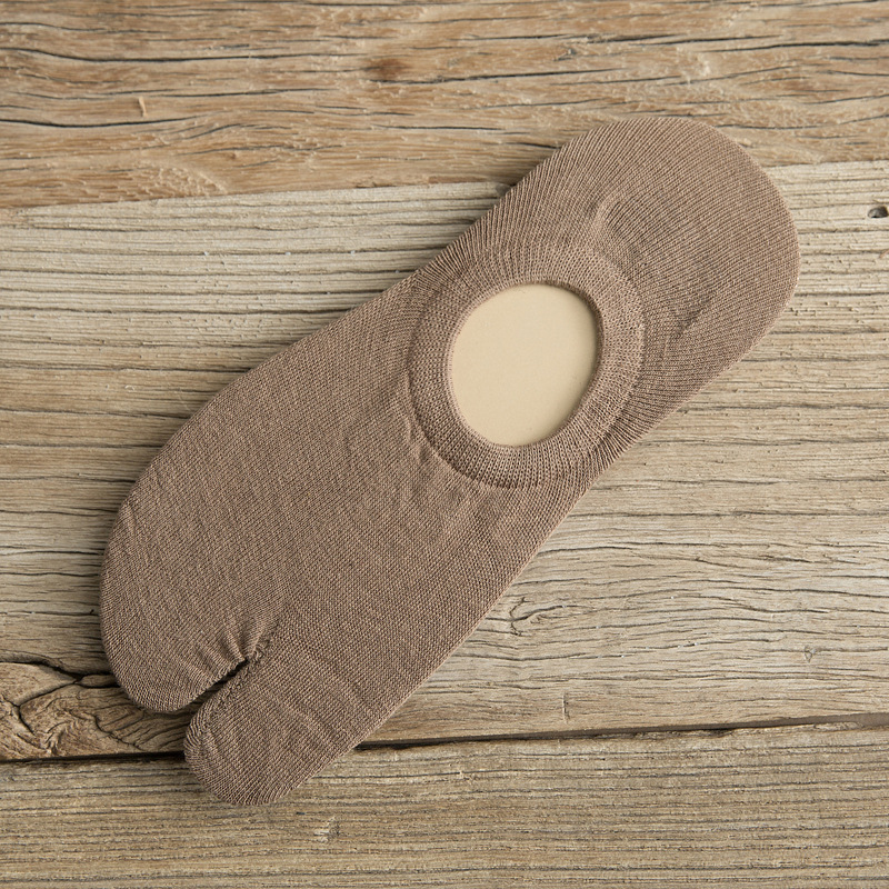 Calcetines de punta de pareja calcetines finos de verano de silicona antideslizante boca baja calcetines de Punta invisibles calcetines de barco calcetines invisibles para hombres y mujeres