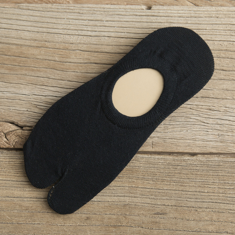 Calcetines de punta de pareja calcetines finos de verano de silicona antideslizante boca baja calcetines de Punta invisibles calcetines de barco calcetines invisibles para hombres y mujeres