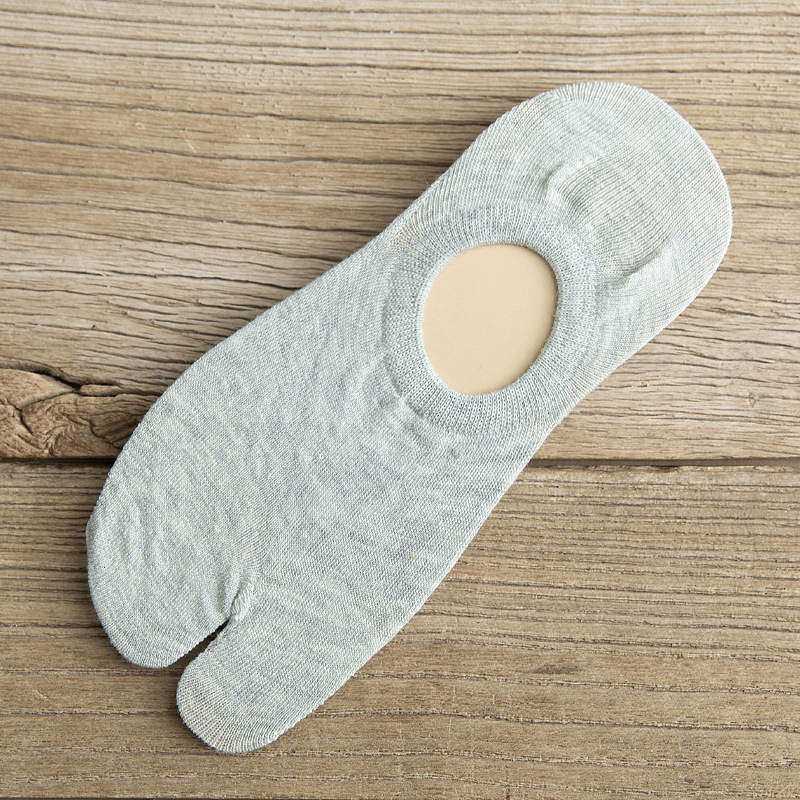 Calcetines de punta de pareja calcetines finos de verano de silicona antideslizante boca baja calcetines de Punta invisibles calcetines de barco calcetines invisibles para hombres y mujeres