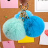 Keychain, puffer ball, backpack accessory, plush