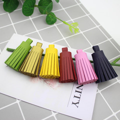 DIY leather tube tassel keychain phone case hanger, etc. universal Korean velvet tassel wholesale