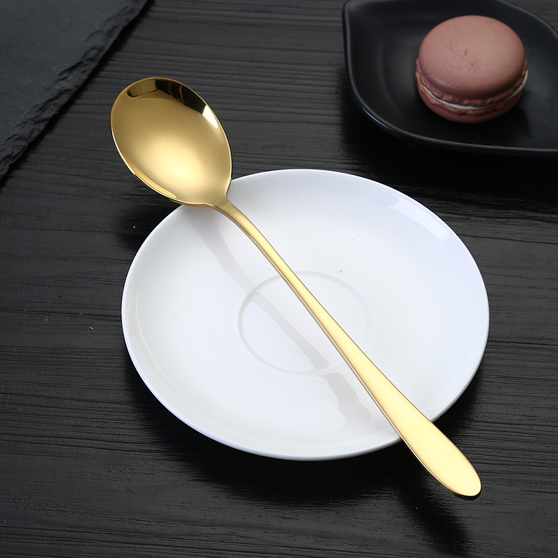 304 cucharas de acero inoxidable tenedor de estilo coreano, cubiertos de comida occidental, cocina de grano de alimentos, pequeño ayudante