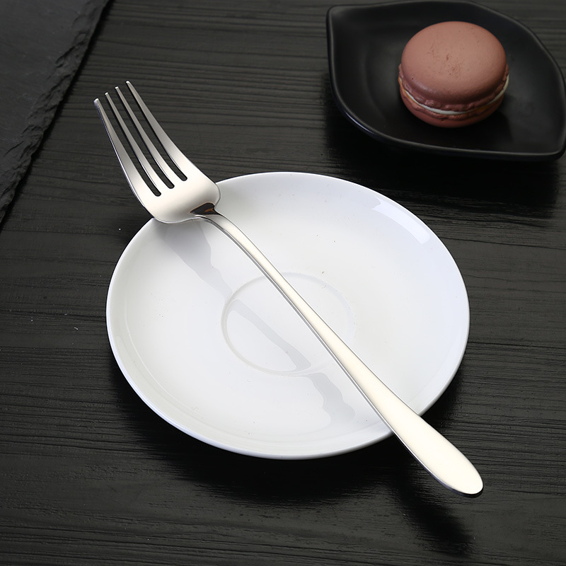 304 cucharas de acero inoxidable tenedor de estilo coreano, cubiertos de comida occidental, cocina de grano de alimentos, pequeño ayudante