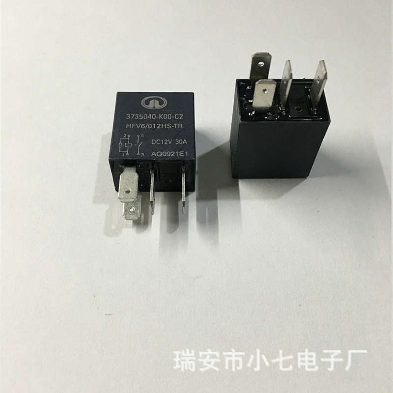宏发继电器HFV6/012HS-TR长城汽车继电器3735040-K00-C2