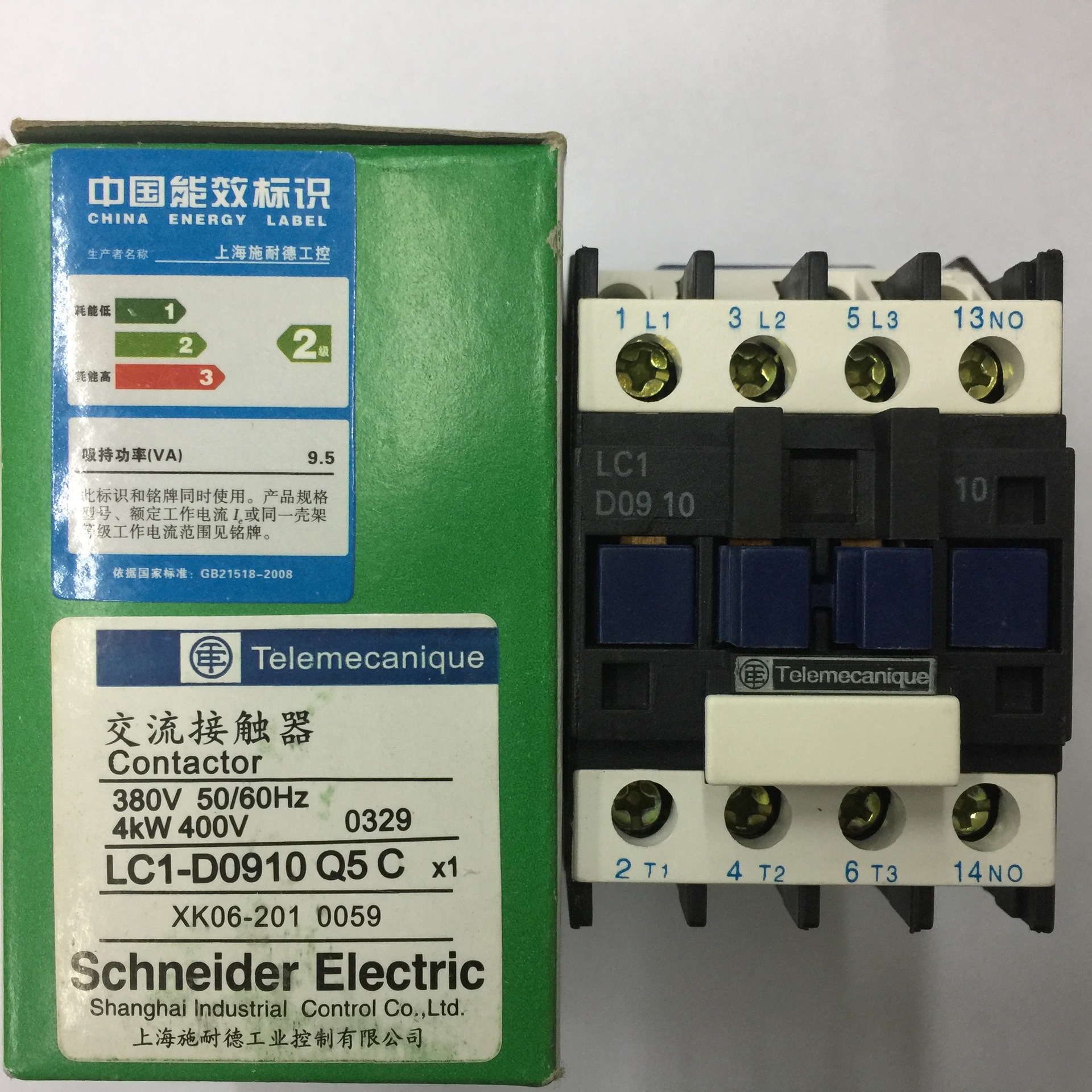 原装正品LC1-D0910Q5C AC380V Schneider三级交流接触器