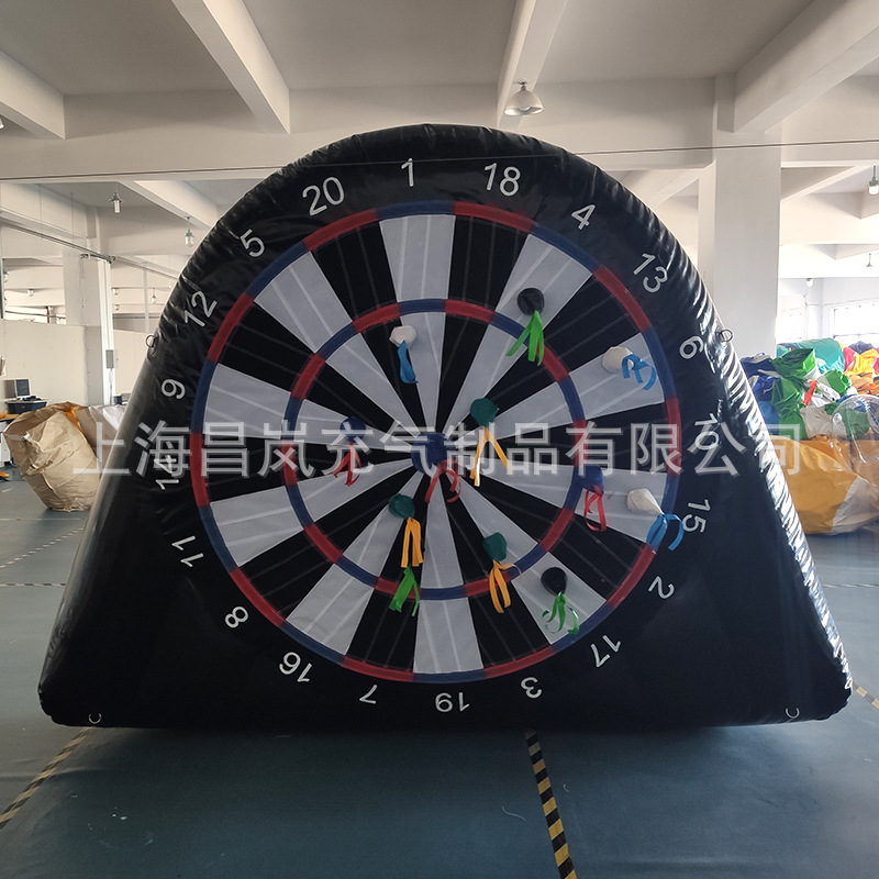 Football inflatable darts with velcro