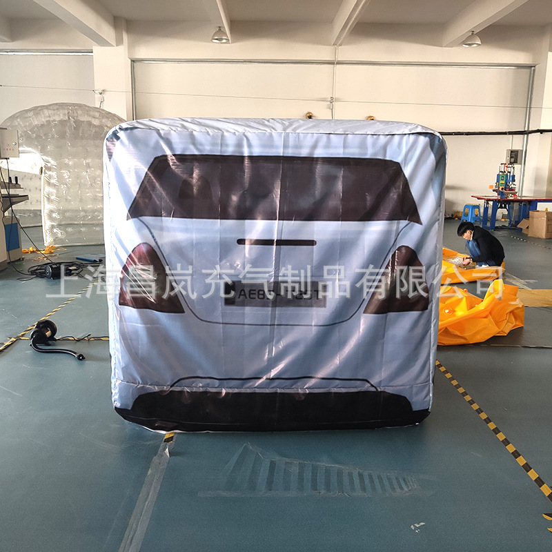 厂家做充气汽车尾部半车模型 汽车尾部气模广告活动宣传用品