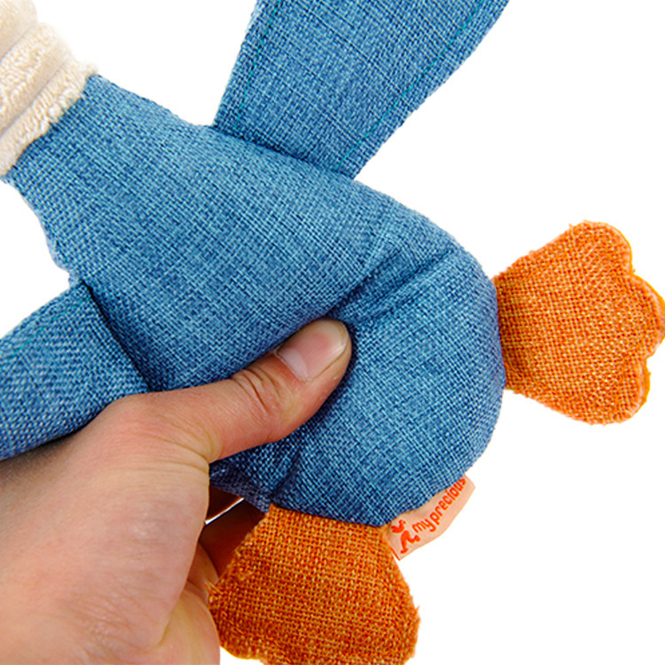 Juguete para mascotas juguete para perros Huayuan mascota juguete de peluche para mascotas juguete de sonido en stock al por mayor Ganso Salvaje