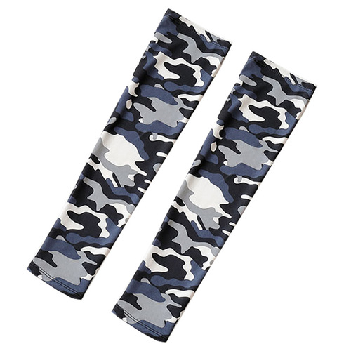 Sizing Up Large Men's Camouflage Sleeve Covers, Glove Guards, Arm Guards, Ice-Silk Sleeves for Men and Women, Outdoor Cycling and Fishing Sleeve Sets