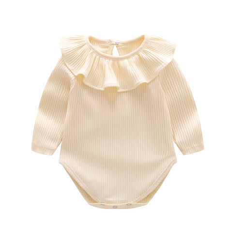 Baby clothes, spring and autumn crawling clothes, Class A pure cotton baby one-piece romper, super cute newborn baby 100-day baby fart cover