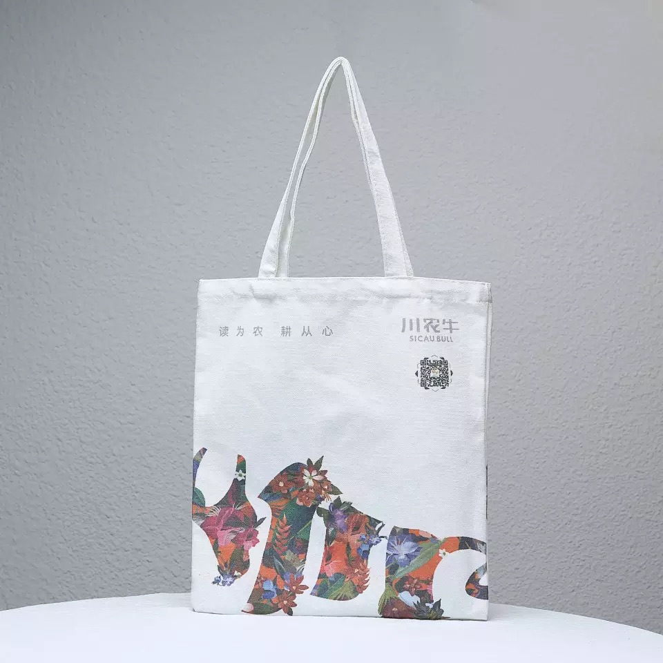 女式帆布包 高档帆布袋 帆布袋 拉绳束口帆布袋多功能便携