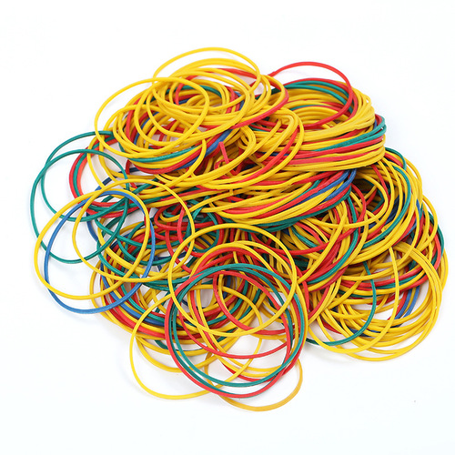 Vietnamese rubber bands high elasticity durable 5.0*1.4 solid color rubber rings rubber bands cowhide bands wholesale