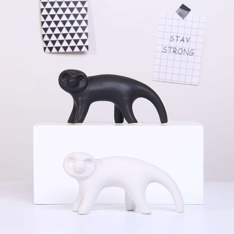 Nordic ins estilo de cerámica decoración creativa animal lindo regalo de cumpleaños regalo de boda al por mayor