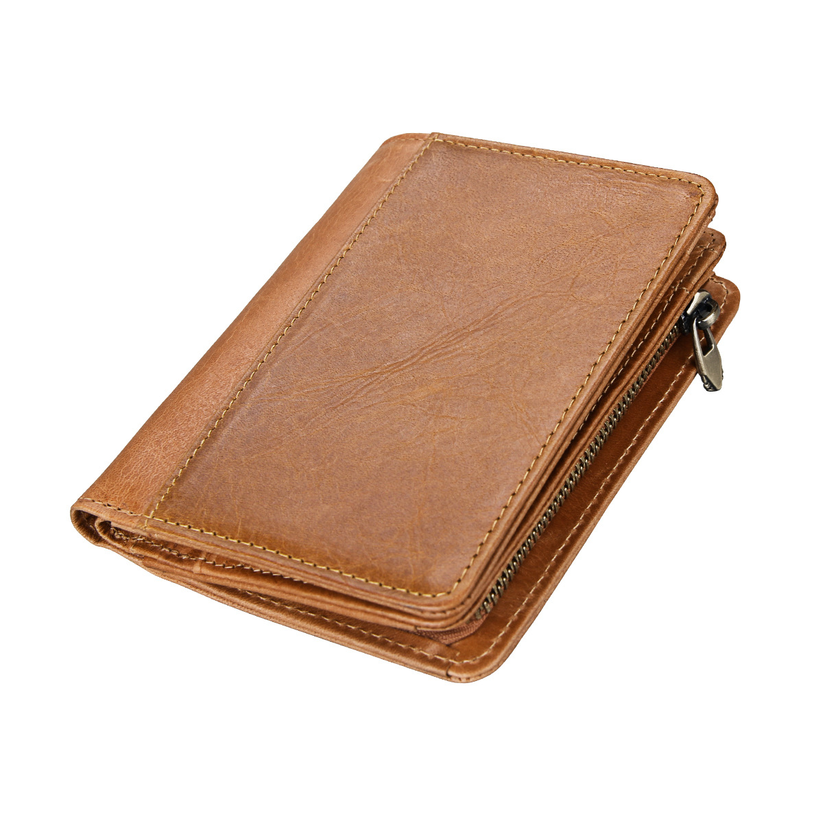 (Cross-border trading), (Wholesale), short wallet, universal bag, anti-theft, genuine leather 5