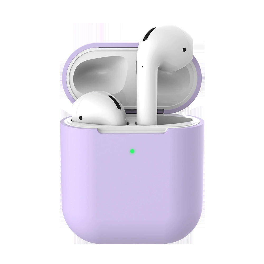 Apple, беспроводный защитный чехол, защитный силикон совместимый с наушниками, bluetooth, защита от падения