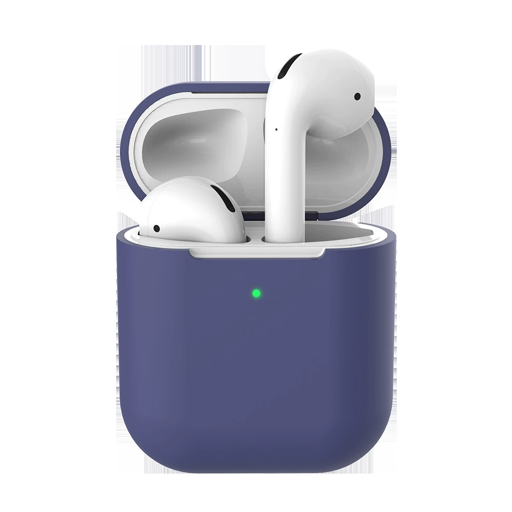 Apple, беспроводный защитный чехол, защитный силикон совместимый с наушниками, bluetooth, защита от падения