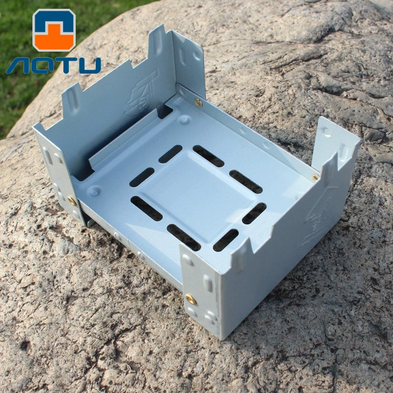 Вогнуто-выпуклая наружная портативная спиртовая плита складная дорожная печь для барбекю на гриле рыбный спирт трансграничная оптовая продажа AT6355