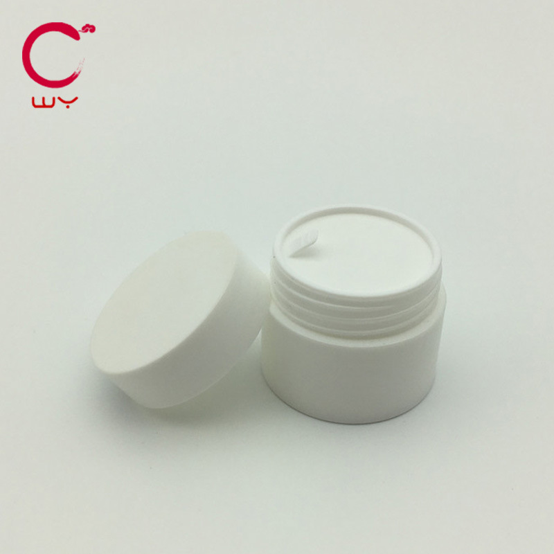 3g5g10g15g30g50g100gPP双层膏霜盒 大白盒化妆品分装盒 试用小样