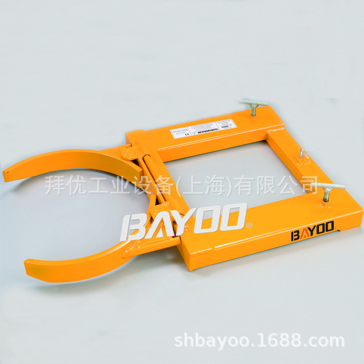 叉车专用抱箍式油桶夹 叉车鹰嘴夹 叉车叨扣夹,油桶搬运夹