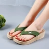 Green flip flops