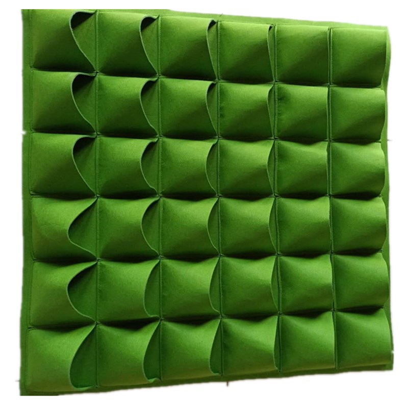 Wall -mounted felt planting bag balcony engineering mountain slopes…
