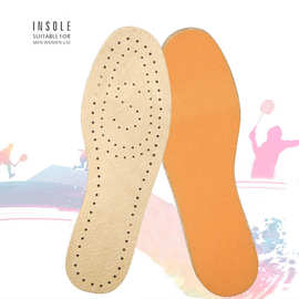 新品男女款透气舒适大力棉猪皮鞋垫 可裁剪吸汗耐磨防臭真皮鞋垫