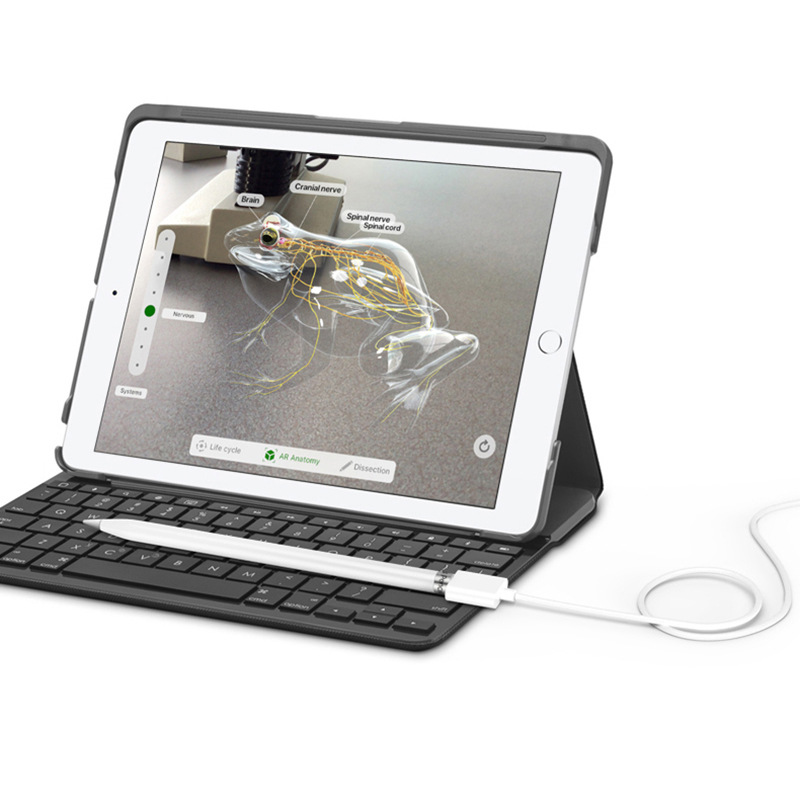 Apple Pencil Charging Cable for Apple iPad, Cross-border USB Male to 8Pin Female Phone Charging Cable