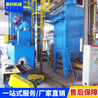 钢瓶外抛机 大型商用钢瓶氧气瓶外抛设备 厂家供应抛丸清理设备