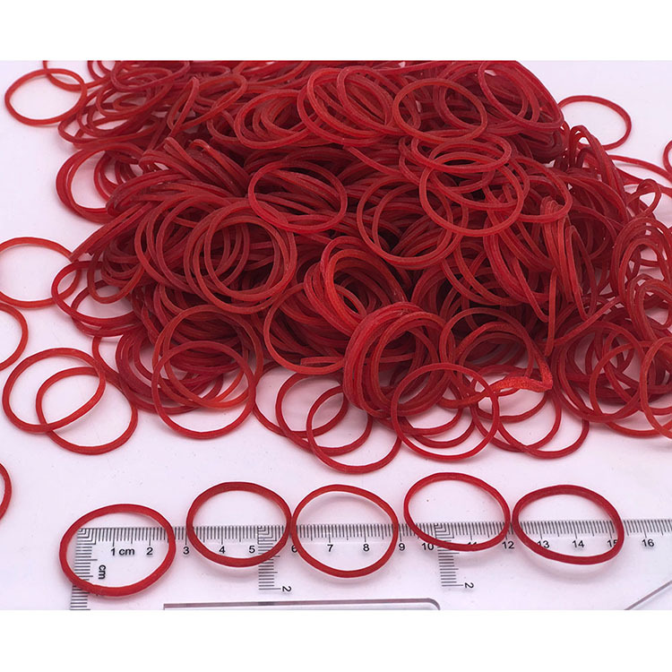 越南进口橡皮筋 25红色无油高弹橡胶圈 牛皮筋 橡胶胶圈 厂家直销