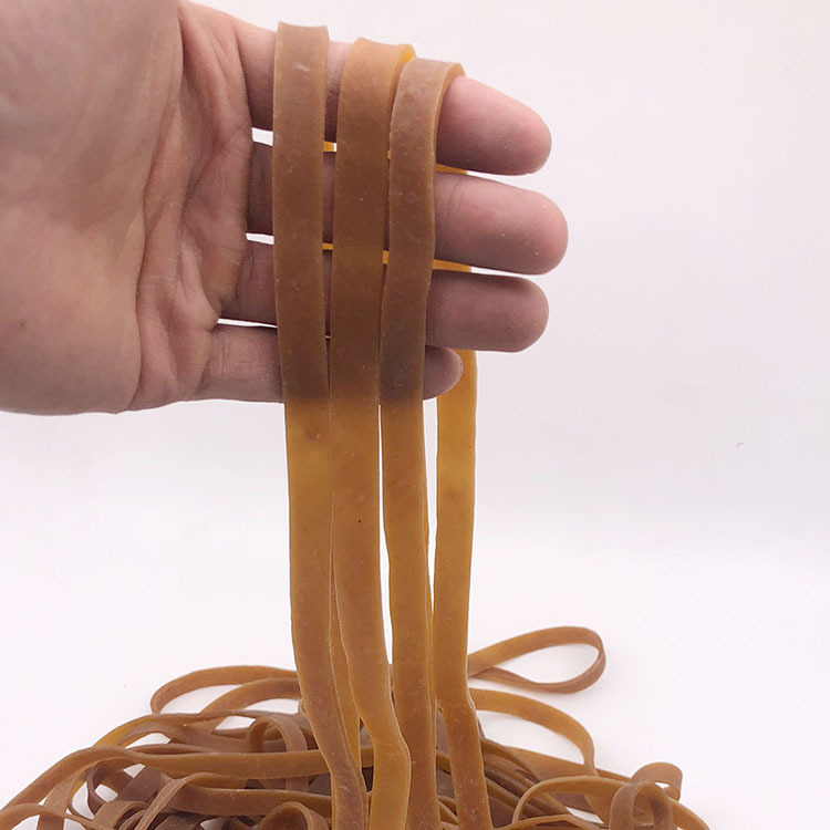 弹力橡胶圈弹性越意橡皮筋义乌橡皮筋500*10暗黄色牛皮筋现货1斤