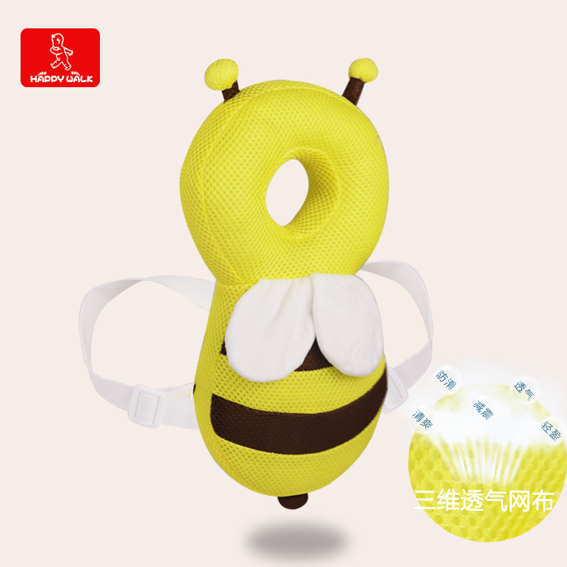 happywalk婴儿防摔枕儿童护头枕宝宝学步头部保护垫安全锁