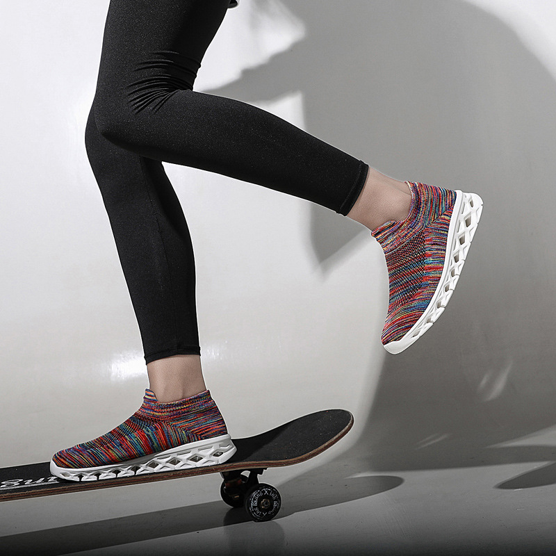 Heren Dames Wandelschoenen Sportschoenen Basketbalschoenen Sneakers Rubberen zool Steunzool Schoeisel_voghion.com