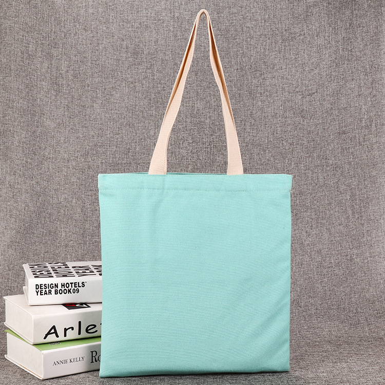 厂家直销单肩帆布包女创意购物棉布袋做空白手提帆布袋