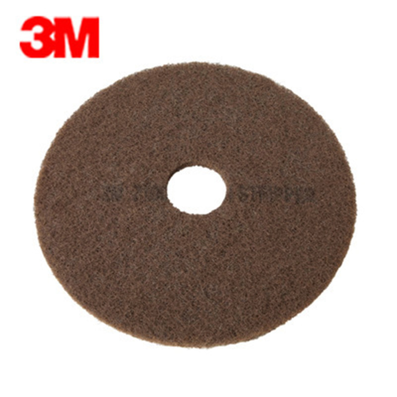 正品3m7100起蜡百洁垫 PVC专用 17寸棕色起蜡垫 去除陈蜡清洁