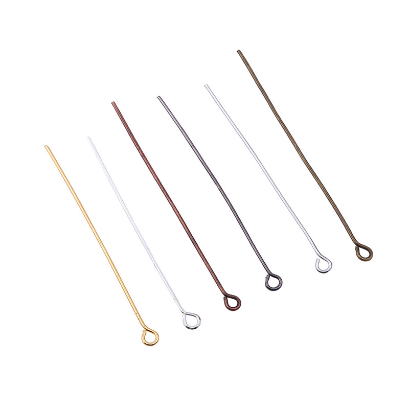 Factory direct DIY jewelry accessories jewelry beaded material metal iron plating 9-character needle 9-character needle independent installation Factory direct DIY jewelry accessories jewelry beaded material metal iron plating 9-character needle 9-character needle independent installation