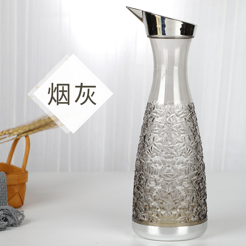 Jugo de frutas de gran capacidad de plástico jar de jugo de ciruela ácida bar bar de licor hervidor de agua fría acrílico PC resistente a la caída