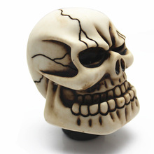 汽车改装通用排挡头 自动挡档把头 个性骷髅头大牙鬼手动挂档头