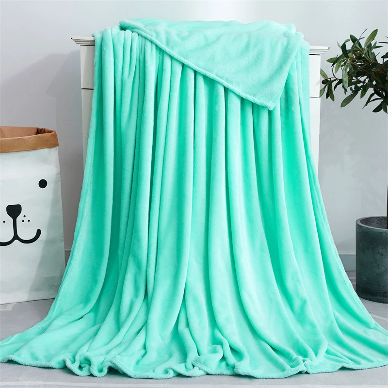 Коралловый фланелевый плед, Cloud Mink Velvet 120D, несколько размеров 50×70–200×230 см, подарок и йога