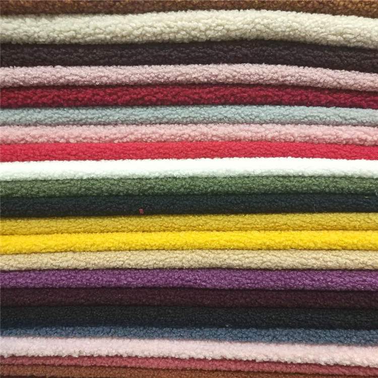经编泰迪绒 粒绒毛绒 玩具面料 复合绒布服装面料 现货供应
