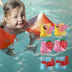 Thickened Inflatable Cartoon Swim Ring for Kids, Unicorn Giant Bird Arm Float, Swim Ring