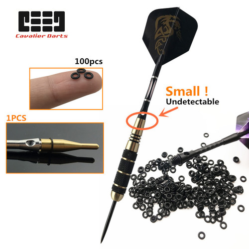 GOODARTS Knight Darts Dart Rod Anti-Slip Rubber Ring O-Ring Aluminum Rod Companion 50 Rings Pack 0.7g/Pack