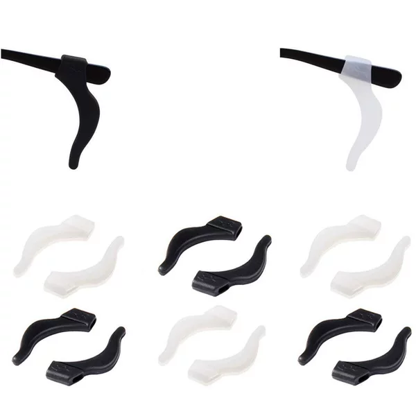 New Silicone Anti-Slip Earmuffs, Glasses Ear Hooks, Earmuffs, Anti-Slip Earmuffs, Large Long Earmuffs, Glasses Accessories