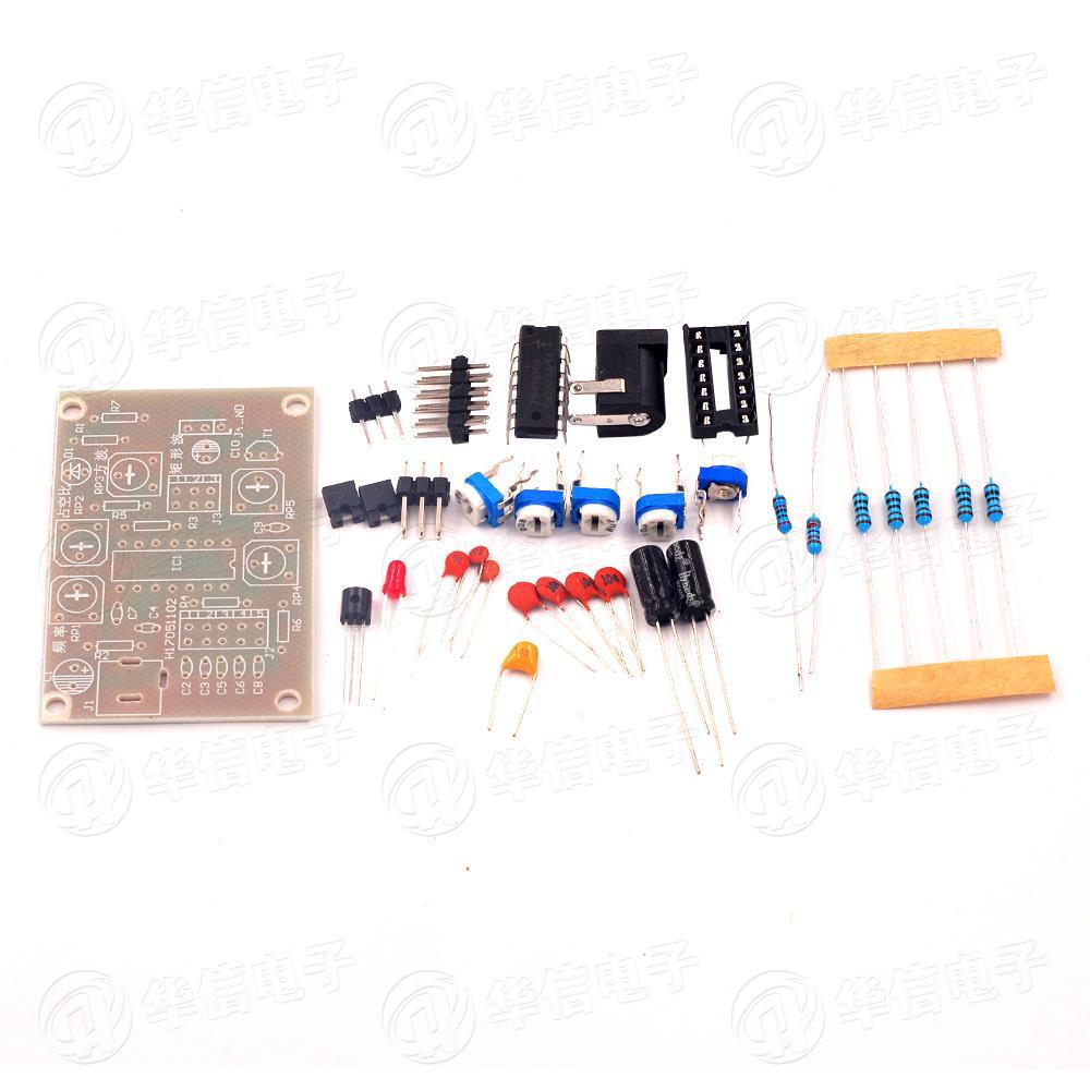 ICL8038函数信号发生器套件 专业多路波形发生电子制作实训散件