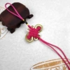 8 plates of wealth knot [rose red]