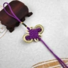8 plates of wealth knot [red and purple]